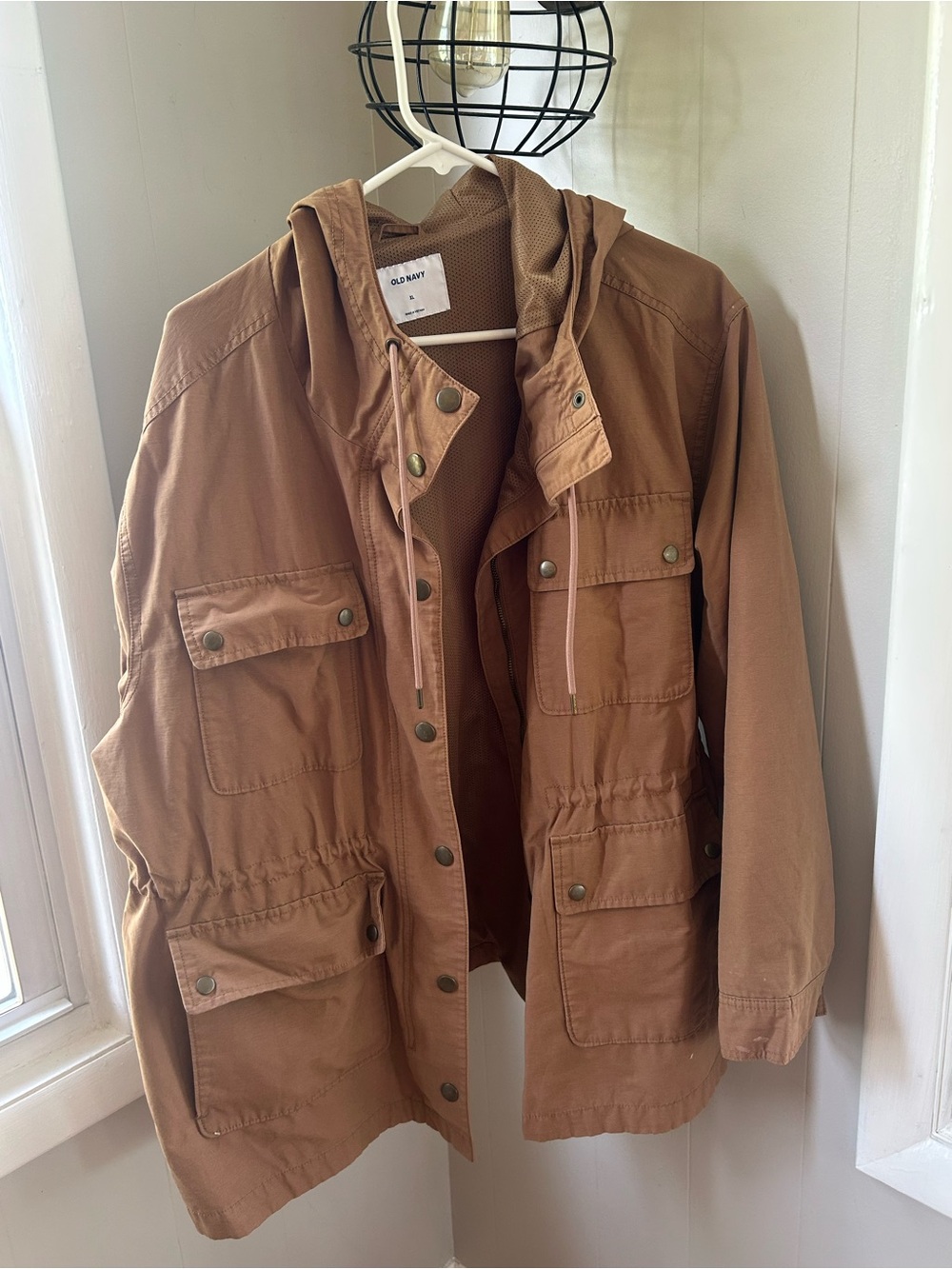 Old Navy Women's Hooded Field Jacket - Tan